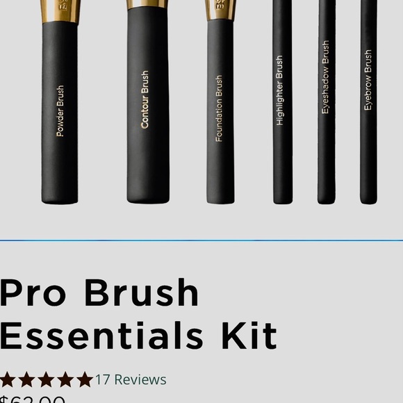 ⭐️HP⭐️ BILLION DOLLAR MAKEUP BRUSH SET NEW IN BOX CHARCOAL INFUSED. - Picture 13 of 15